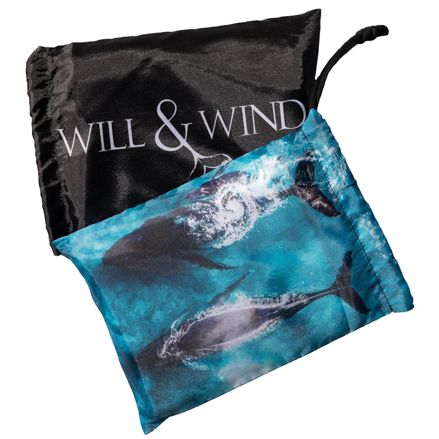 Will & Wind - HUMP BACK WHALES MICROFIBRE TOWEL
